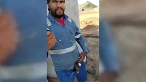 Before Heading Home, the Worker Gets a Quickie at the Construction Site.