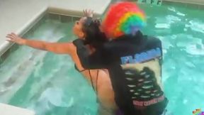 me and mandimayxxx seduced party boy gibby the clown for some wap
