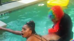 me and mandimayxxx seduced party boy gibby the clown for some wap