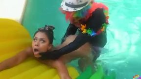 me and mandimayxxx seduced party boy gibby the clown for some wap