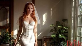 this horny bride ran away from her own wedding so i could fuck her pussy hard [ai]