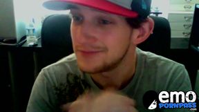 Emo twink Andy Kay anally fucked and cum sprayed