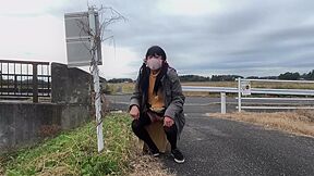 Voluntary Training No33 Peeing Walk Along The Road