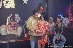 Stunning brunette babe sucks and rides big and hard wang