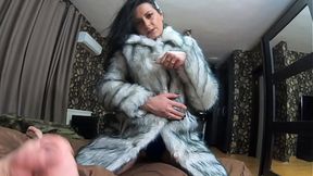 MilfyCalla compilation - Fetish sex &mdash;  blow-jobs and rough sex while wearing sexy fur coats -5- preview