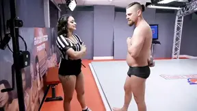 Two women dominate and eat pussy in a sex fight