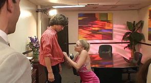 American CEO fucks every beautiful office worker in his company and now the blonde busty teen