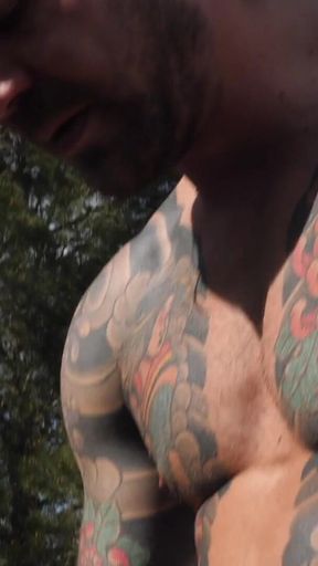 Cumshot in the Forest