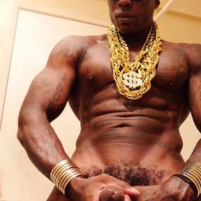 BBC Worship Hallelujah Johnson ( Jeremiah McPherson Stroking Hairy Big Black Dick Dominance )