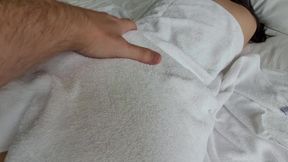 Oiled Massage for My Stepmom and Wasn't Expecting Her to Jerk Me Off