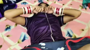 Married desi couple's steamy honeymoon fuck session on their first night