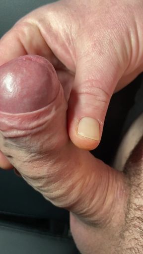 Huge Uncut Foreskin Dick Jerkoff