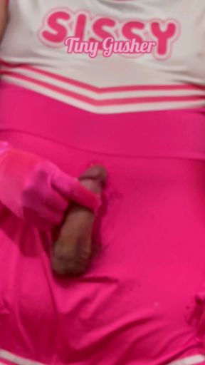 Tiny Gusher Sissy CD masturbation cumshot sph femdom humiliation
