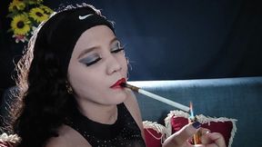 Zaira Smoking Doubles, Sexy Dangles and Multiple Drags