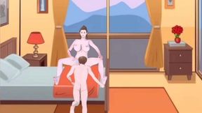 Dirty anime stepsis seduces stepson with arousing Asian kink.