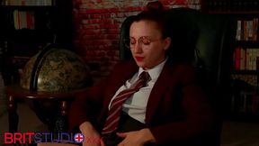 College Student Wanks Cock Over Her Cunt And Plays With Cum