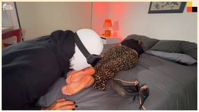 Corporate Office Beauty Resting - I Sneak In and Lick Her Feet & Toes - Intense Foot Worship & Toe Sucking While She Rests