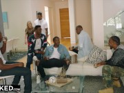 BLACKED Kali Rose Gets Passed Around By Six BBCs