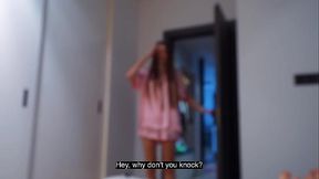 `Oops, My Panties Slipped!` – Naughty Stepsis Gets a 'Full-Body' Massage