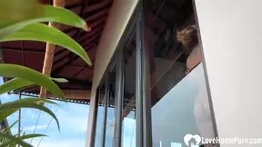 Hot Bunny Sucks Big Cock at Home Before Getting Fucked Hardly