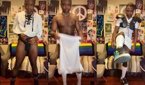 Jockpussy Tight End Gushes BBC Coach Cum Kneeling Socks Dripping