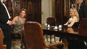 Slutty Italian retro milf babes sucking cocks and enjoying foursome hardcore