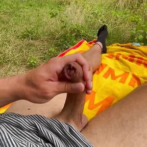 Outdoor Masturbation german