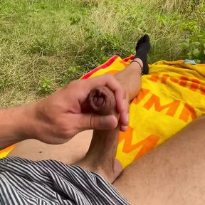 Outdoor Masturbation german