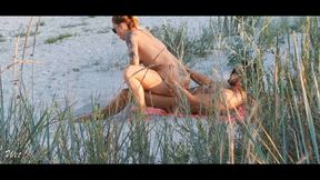 Couple caught having sex on the beach