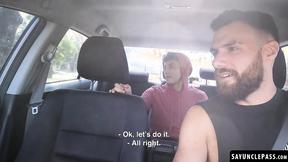 ”Horny Rodrigo El Santo fucks his very familiar passenger Sebas Gold”