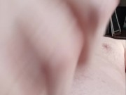 Hot Construction Worker Strokes His Super Thick Cock Part 2