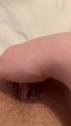 MILF cums hard and moans loud on her toy