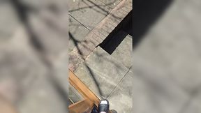 Stepmom shows her big tits to stepson after he came home
