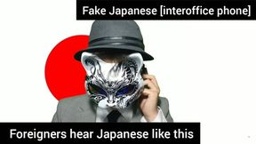 【Fake Japanese】 This is how foreigners hear Japanese.