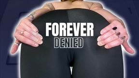 Forever Denied - Goddexx Vixen puts you in a chastity cage and teases you in yoga pants with the best ASS spreading POV.