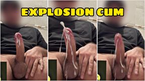 Sexy gay video call ends with an explosive slurp of dripping cum