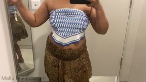 trying sexy dresses in trail room and fingering orgasm from shopping mall trail room, malappuram, kerala