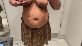 trying sexy dresses in trail room and fingering orgasm from shopping mall trail room, malappuram, kerala