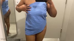 trying sexy dresses in trail room and fingering orgasm from shopping mall trail room, malappuram, kerala