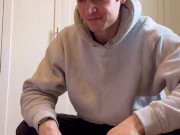 Jock gets stuck under my bed