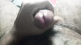 Naughty teen twink shows pink hole while jerking off