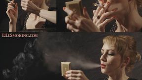 LiLu Making Up and Smoking - MP4 HD