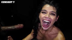 ”Harley! You sure know how to down those loads chick!”