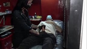 Cock piercing with a happy ending! Threesome with Mei Pang &amp_ John Lemon