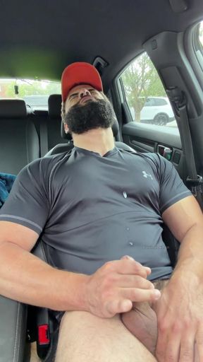 Muscle Cub in the Car