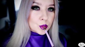 Close-up smoking two purple Sobranie cigarettes [1080p, mp4]