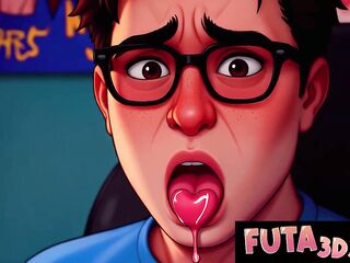 FUTA 3DX - Big Tit Emo Robot Deepthroat & Cowgirl