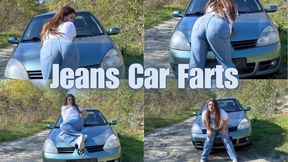 Stinky Car Farting Queen In Jeans