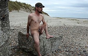 cum on the beach