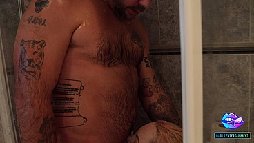 SEXY BBW BAMBI BEAUTY GIVES A WET BLOWJOB IN THE SHOWER